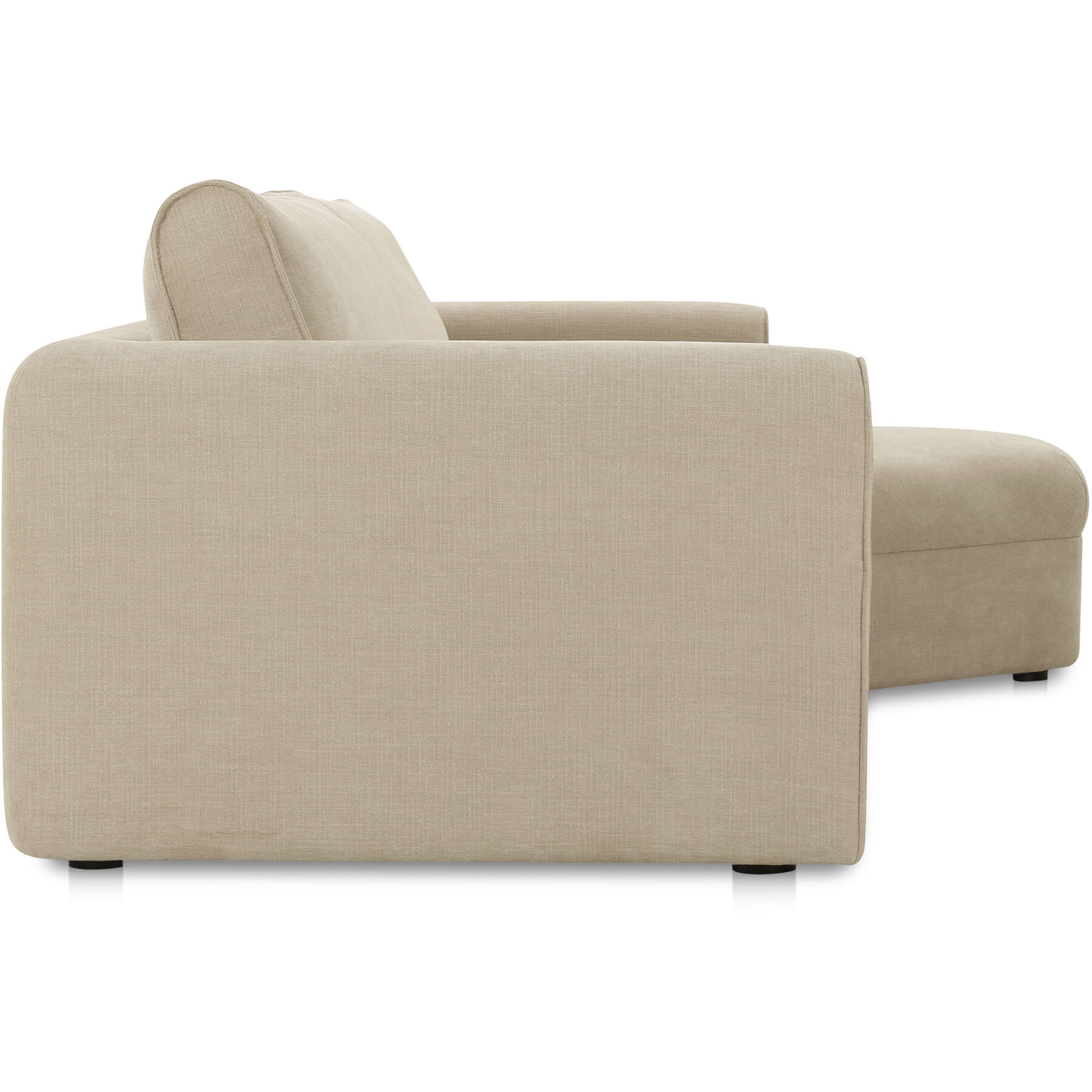 Madrid Beige Sectional, Right